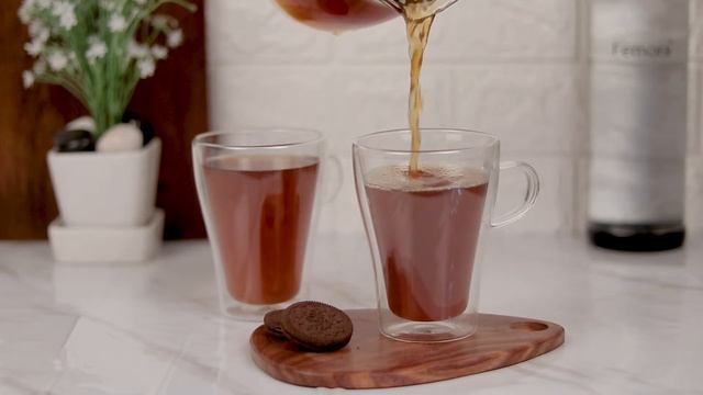 Borosilicate Glass Double Wall Modern Tea Cup-350 ML смотреть онлайн