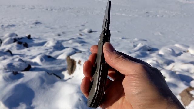 Нож CKF / Rotten Evolution 2.0 серая титановая рукоять M390 клинок сатин/стоунвош смотреть онлайн