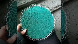 Салфетка из бисера , подставка