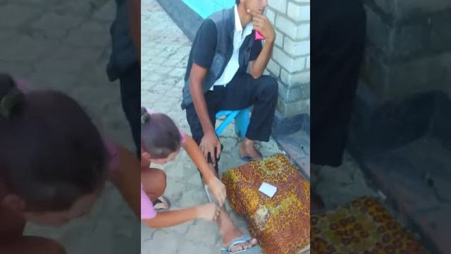 проиграл спор)) побрили ногу восковой полоской) смотреть онлайн