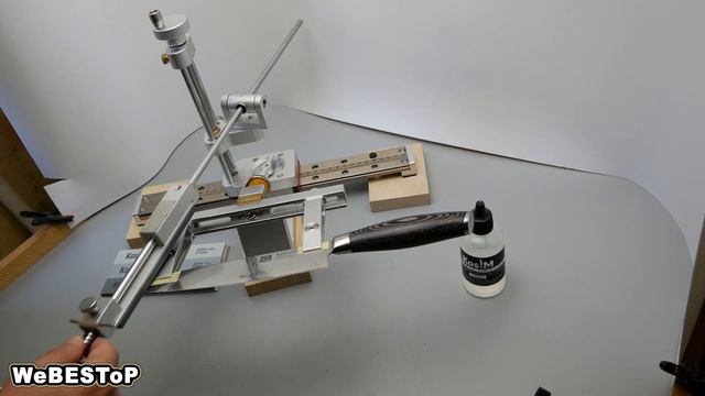 Камень для заточки ножей KosiM Pro Oil 150 Grit | Результат заточки ножа из VG10 на 30 градусов