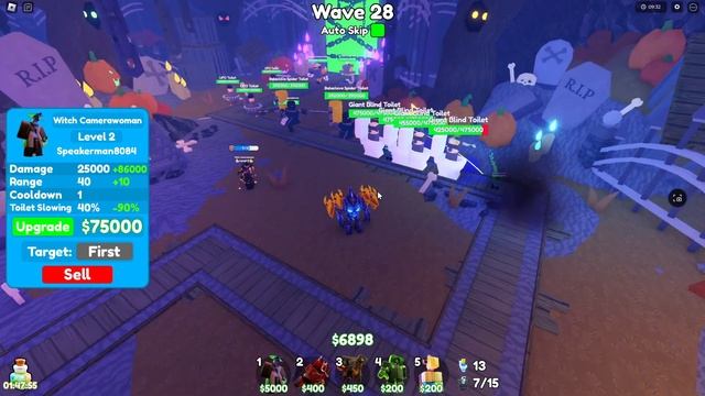 Божественная Ведьма против смерти с косой в Хэллоуин моде ТТД