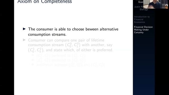 Axioms of Consumer Preferences in Financial Economics смотреть онлайн
