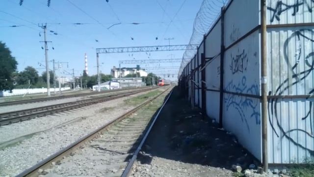 ЭД9М-041 Ростов-Краснодар и ЭС1-?? Кисловодск-Краснодар смотреть онлайн