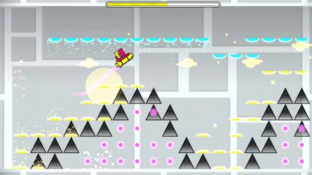Прошёл hard уровень в Geometry dash смотреть онлайн