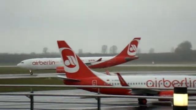 Air Berlin Airbus A 330-200 D-ALPI ( BER-Airport-Sticker ) Start in Düsseldorf 10.12.2012 смотреть онлайн