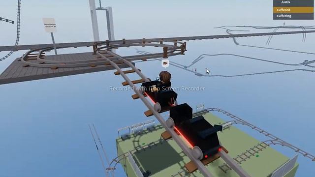 Поездка на тележке вокруг ничего С другом РОБЛОКС смотреть онлайн