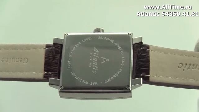 Мужские наручные швейцарские часы Atlantic 54350.41.81 смотреть онлайн