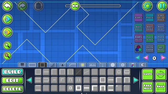 Строим уровень в Geometry Dash с моим декором: часть 1 смотреть онлайн