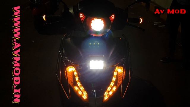 Activa 125 Projector Headlight By AV MoD 4K смотреть онлайн