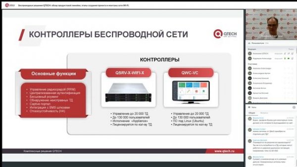 Беспроводные решения QTECH: обзор продуктовой линейки, этапы создания проекта и монтажа сети Wi-Fi.