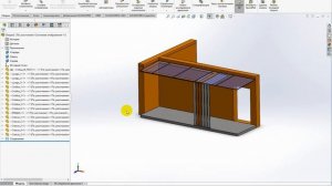 SolidWorks анимация вида с разнесением и составлением деталей
