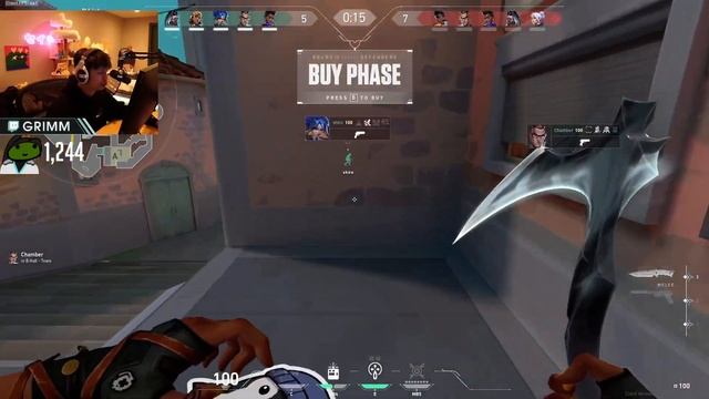 GRIM NOT USING SAGE?? | GRIM INSTALOCKS RAZE AND GETS MVP! | FULL MATCH VOD смотреть онлайн