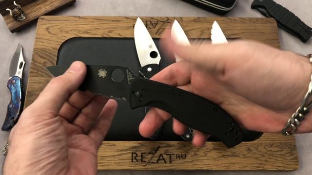 Скромный Spyderco Tenacious - Мой первый нож! | Обзор от Rezat.ru смотреть онлайн