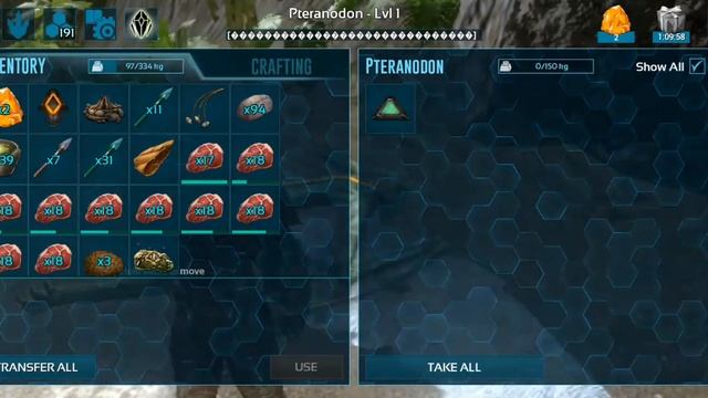 ARK mobile สอนทำ Kibble พร้อมจับนก Pteranodon смотреть онлайн