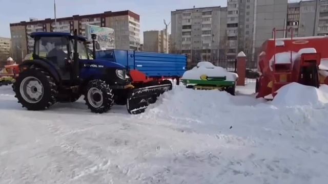 Трактор LOVOL 904 с навесным оборудованием Harvest готов работать в любых условиях!