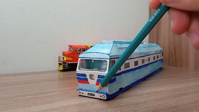 Модель ТЭП70-0004. Часть 5. Покрашенный кузов. смотреть онлайн