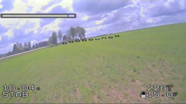 Мой первый FPV полет на FOXEER RAZER смотреть онлайн
