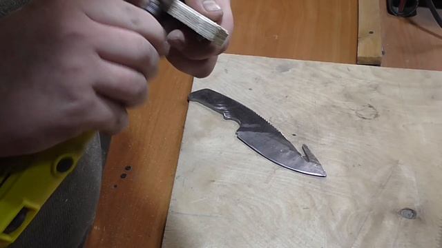 Нож с лезвием-крюком своими руками. смотреть онлайн