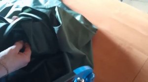 Установка люверсов.