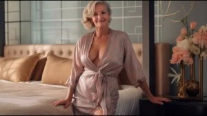 Natural Older Women OVER 60  In Stunning Dresses And Mini Skirt #over60