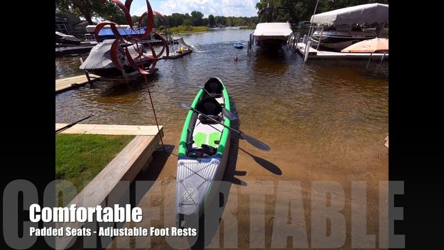 JLF Adventures Inflatable Tandem Kayak смотреть онлайн