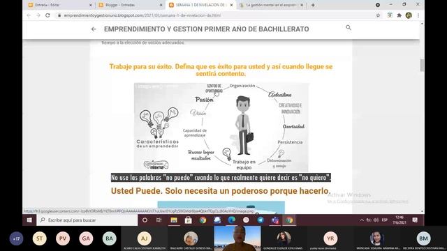 REFUERZO SEMANA 1 DE NIVELACION DE EYG1 20210607 121919 Grabación de la reunión смотреть онлайн