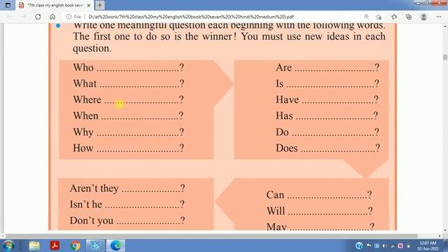 standard 7 english chapter 1.2 warm up with tara and friends game-6 explanation смотреть онлайн