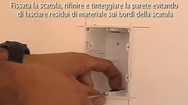 Монтаж в гипсокартон электро фурнитуры Eclettis смотреть онлайн