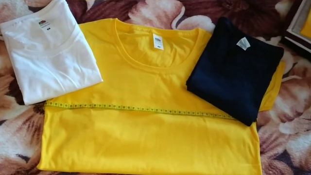 Распаковка женских футболок Fruit of the loom из магазина Розетка смотреть онлайн
