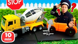 Автомастерская Федора — Тоботы сломались! Захватывающее видео для мальчиков