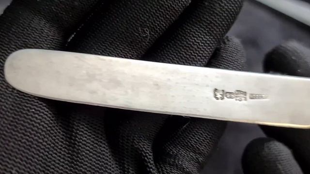 Ножи столовые 5 шт.. Серебро 84 пробы. Вес 295,6 WIBERG смотреть онлайн