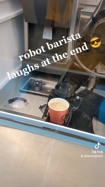 Robot Barista Makes Coffee Like A Human. #robot #robotics #coffeelover
