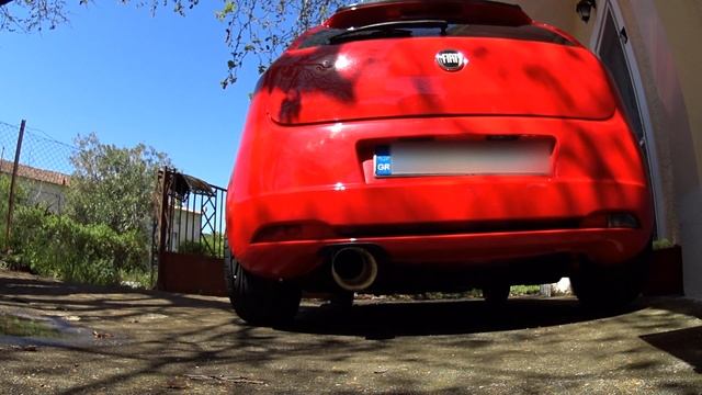 Fiat Grande Punto t-jet Straight Pipe Decat Exhaust Cold Start смотреть онлайн