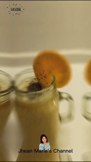 Chia Seed Orange Banana Smoothie | For Weight Loss @Jhean Marie's Channel | #Shorts