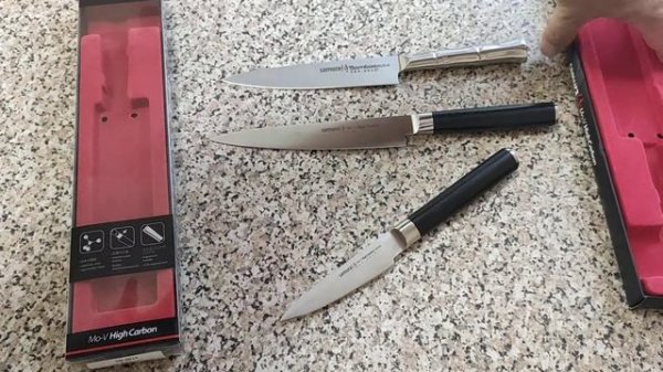 Купил Samura bamboo и пару ножей Samura Mo-v. Краткий обзор
