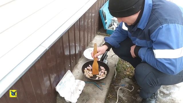 Как пожарить яичницу на сварочном аппарате для полипропилена.БОМБА!!!Кухня в экстримальных условиях. смотреть онлайн