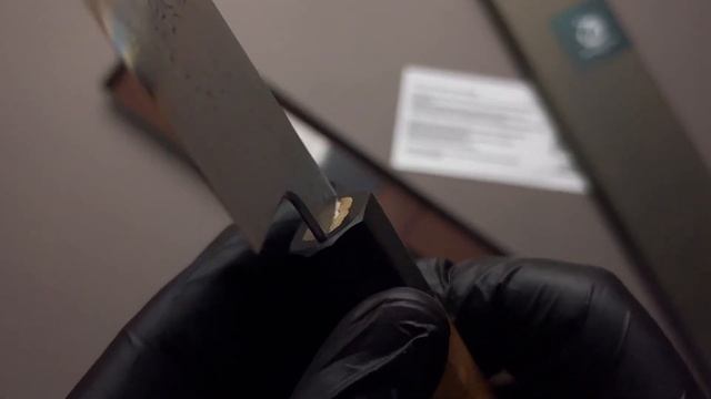 Ryusen Hamono.Японских кухонный нож из порошковой стали ATS-314. смотреть онлайн