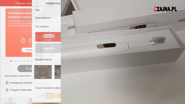 Aplikacja OCLEAN - połączenie ze szczoteczką, programy szczotkowania i aktualizacja смотреть онлайн