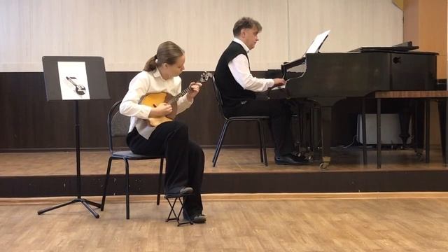 Дарья Федорова, домра Воронеж, ДШИ 7 Д Скарлатти Соната ре мажор В переложении для домры и фо смотреть онлайн