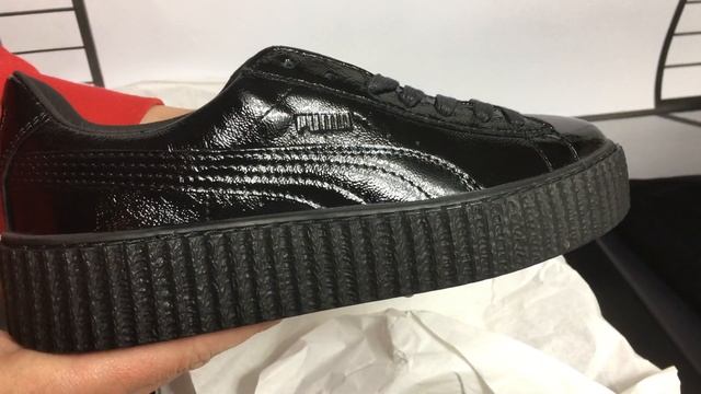 Puma X Rihanna Fenty Creeper Black Unboxing смотреть онлайн