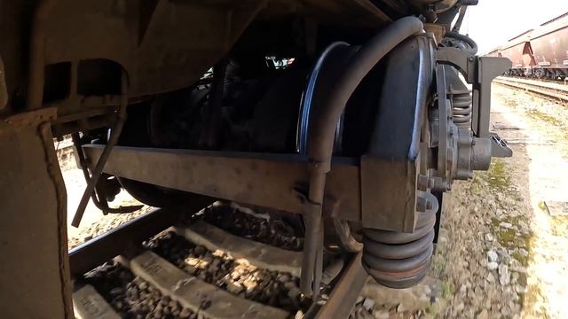 Тележка тепловоза М62 2 / M62 locomotive bogie wheelcam 2 смотреть онлайн