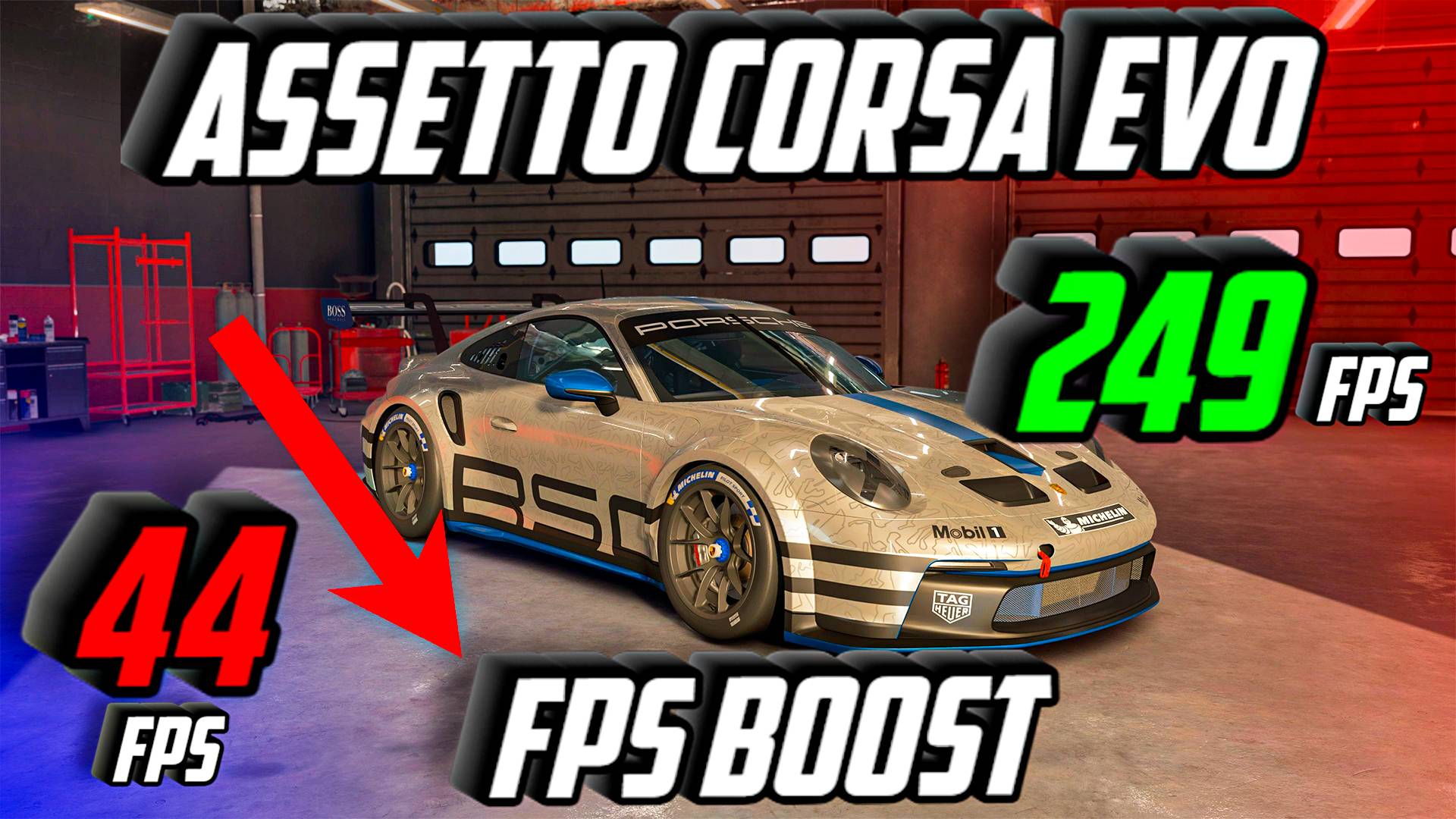 КАК ПОВЫСИТЬ FPS В ASSETTO CORSA EVO смотреть онлайн