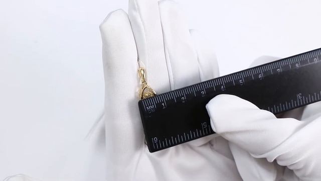 Подвеска из лимонного золота ТД Эстет с танцующим фианитом 01П1311864Р смотреть онлайн