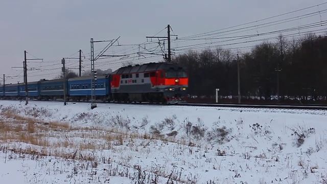 ТЭП70-0367 (РЖД/Окт, ТЧ-14) с поездом №84 Гомель - СПб (БЧ) смотреть онлайн