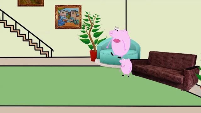 Новая серия №9. Простые приключения, свинка Маша, Джордж и малыш Киндер. смотреть онлайн