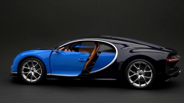 Bugatti Chiron Blue, MY2017 - 1/18 Bburago смотреть онлайн