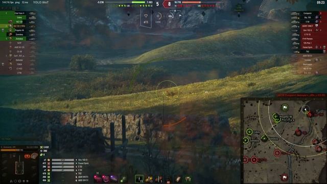 SU-122 (1956): Ghost in the Bushes - World of Tanks смотреть онлайн