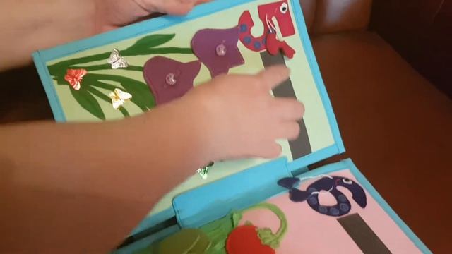 Книжка развивающая, мягкая - учимся считать смотреть онлайн