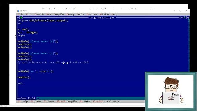 Learning Pascal - Tutorials - Lesson 8 - Problems -2- تعلم باسكال - دروس - مسائل смотреть онлайн